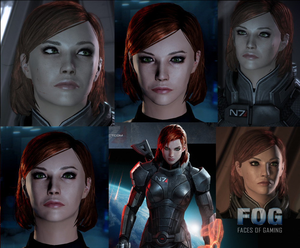 Mass Effect 1 Femshep Face